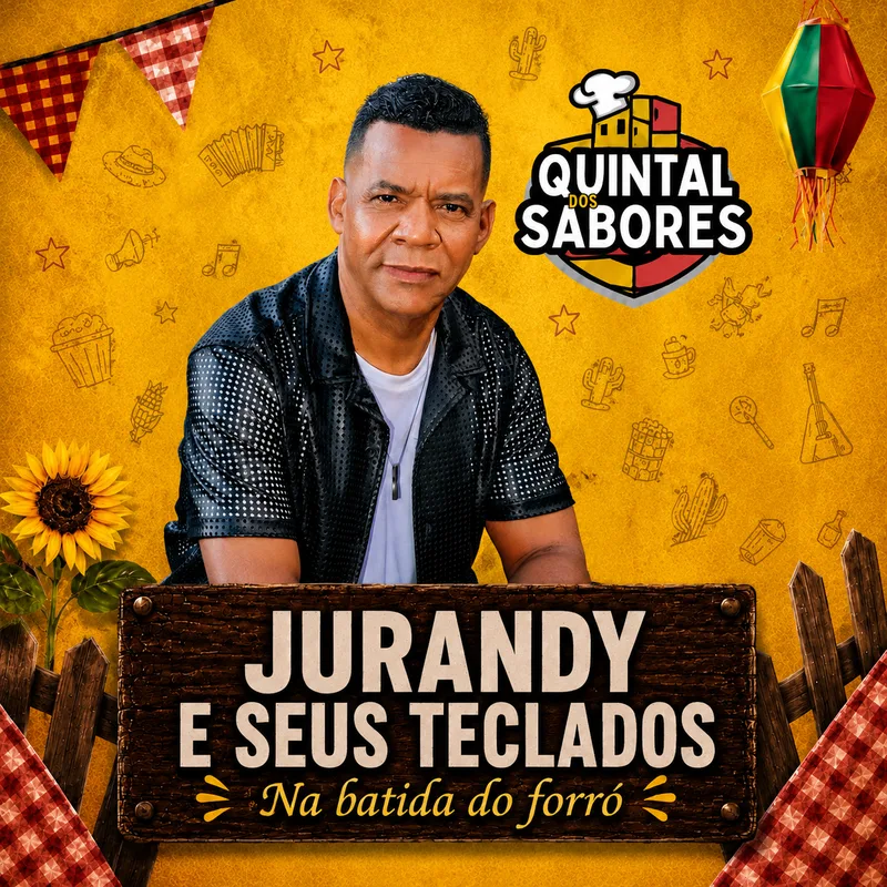 Jurandy e seus Teclados — Na batida do forró — atração do Festival Quintal dos Sabores